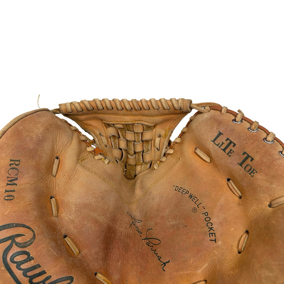 Rawlings RCM10 Catcher’s Mitt Glove Lance Parrish Signature Right Hand Thrower - Picture 7 of 13